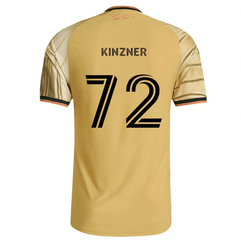 Danxen Mænd Eric Kinzner #72 Brun Gul Sort Udebane Spillertrøjer 2026/27 Trøje T-Shirt