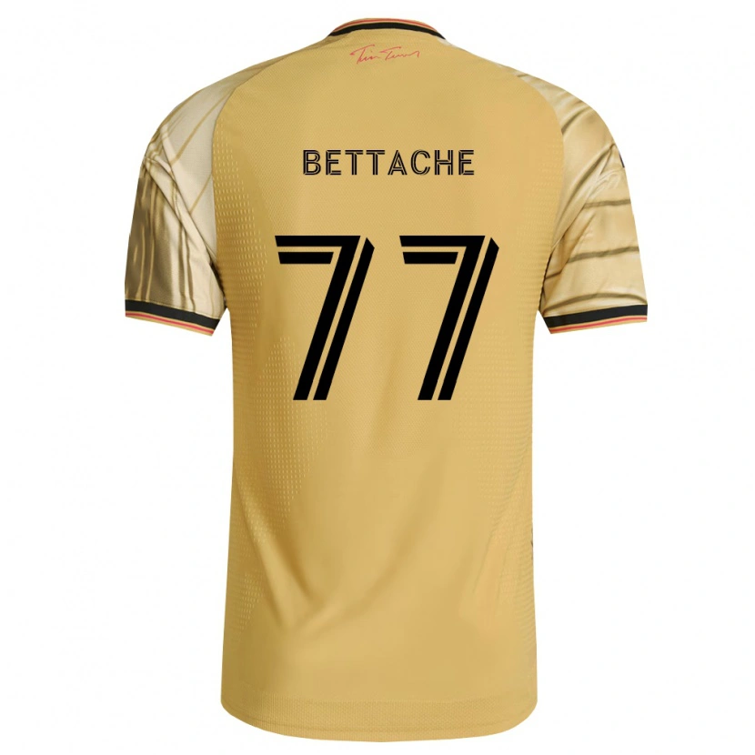 Danxen Mænd Faysal Bettache #77 Brun Gul Sort Udebane Spillertrøjer 2026/27 Trøje T-Shirt