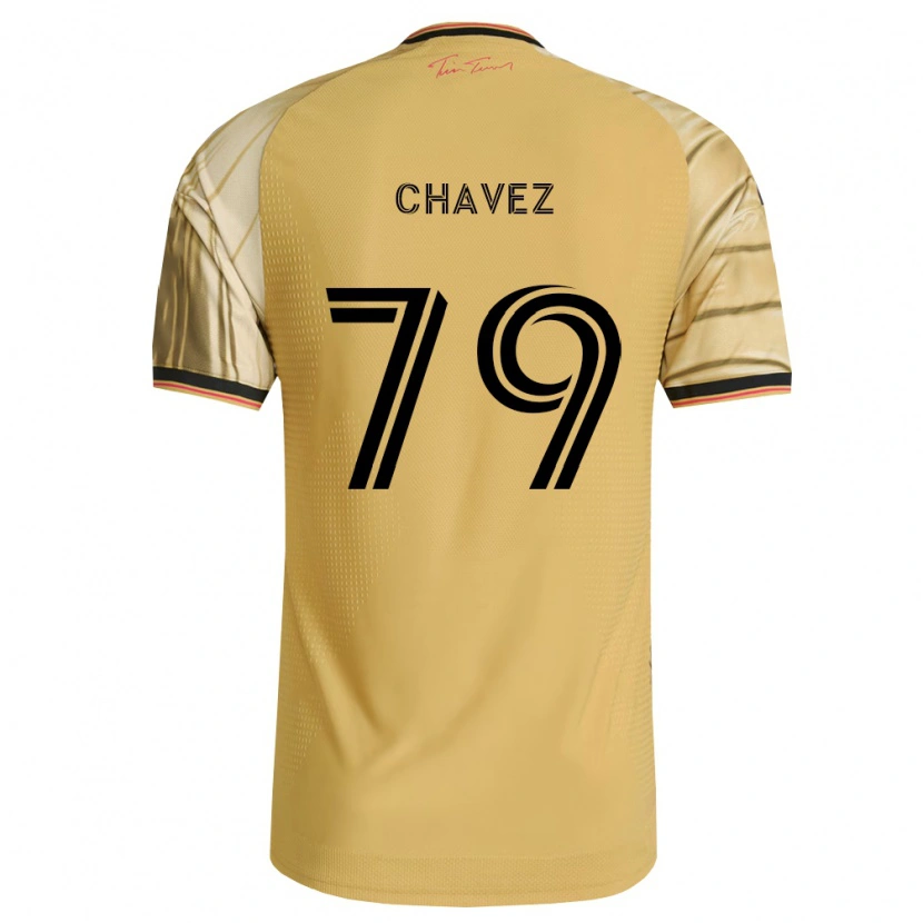 Danxen Mænd Emiliano Chavez #79 Brun Gul Sort Udebane Spillertrøjer 2026/27 Trøje T-Shirt