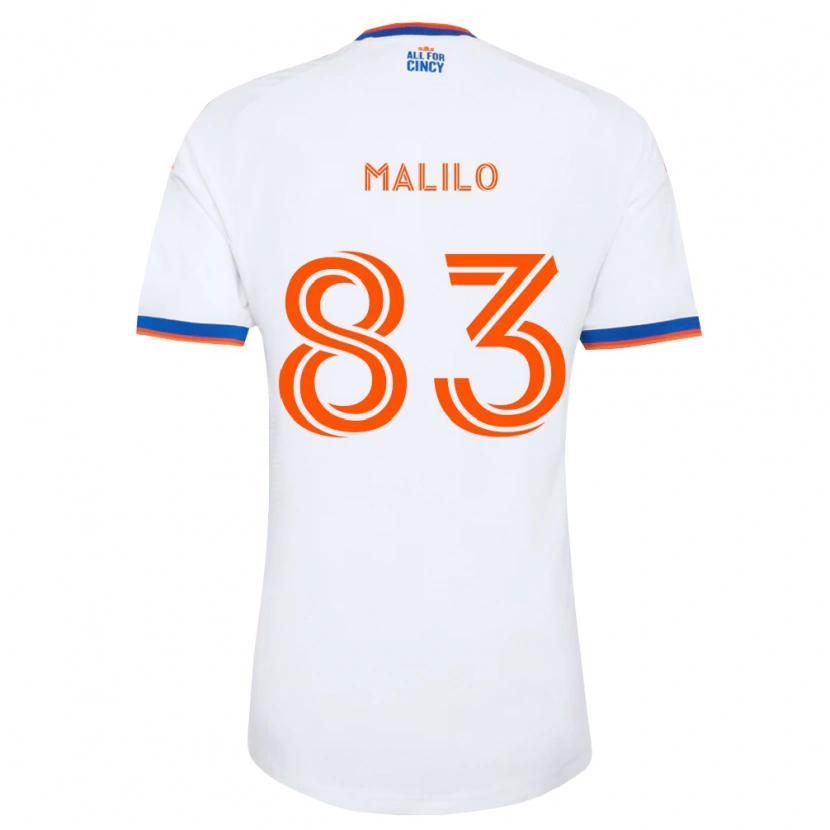 Danxen Mænd Chance Malilo #83 Hvid Marineblå Orange Udebane Spillertrøjer 2026/27 Trøje T-Shirt