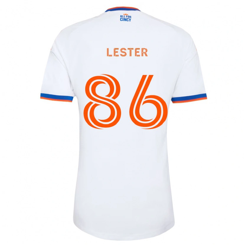 Danxen Mænd Jaylen Lester #86 Hvid Marineblå Orange Udebane Spillertrøjer 2026/27 Trøje T-Shirt