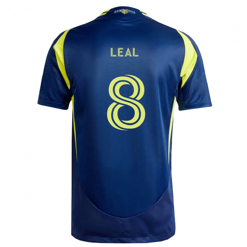 Danxen Mænd Randall Leal #8 Gul Marineblå Udebane Spillertrøjer 2026/27 Trøje T-Shirt