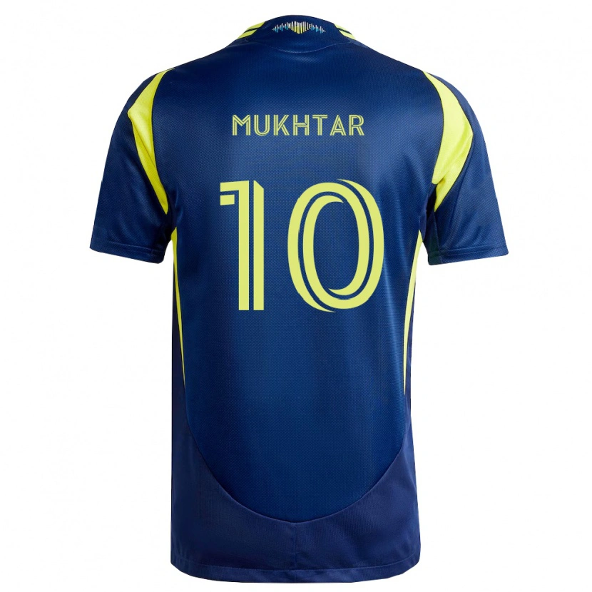 Danxen Mænd Hany Mukhtar #10 Gul Marineblå Udebane Spillertrøjer 2026/27 Trøje T-Shirt