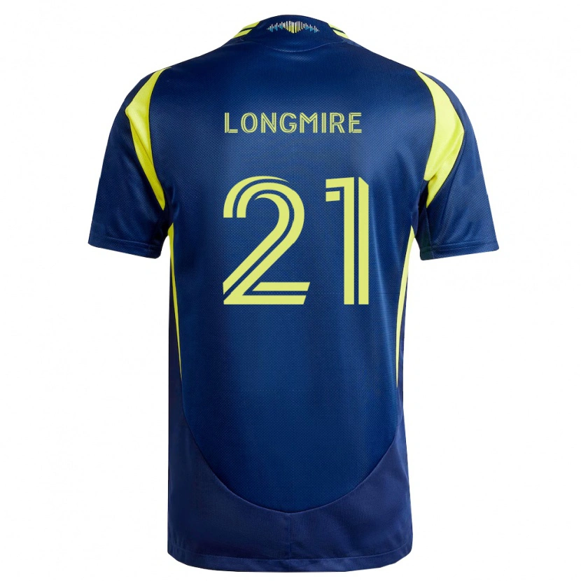 Danxen Mænd Ahmed Longmire #21 Gul Marineblå Udebane Spillertrøjer 2026/27 Trøje T-Shirt