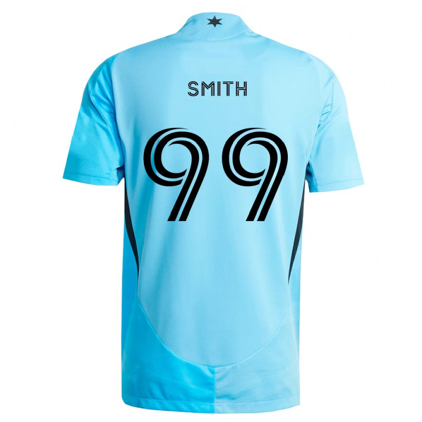 Danxen Mænd Jordan Adebayo-Smith #99 Lyseblå Sort Udebane Spillertrøjer 2026/27 Trøje T-Shirt