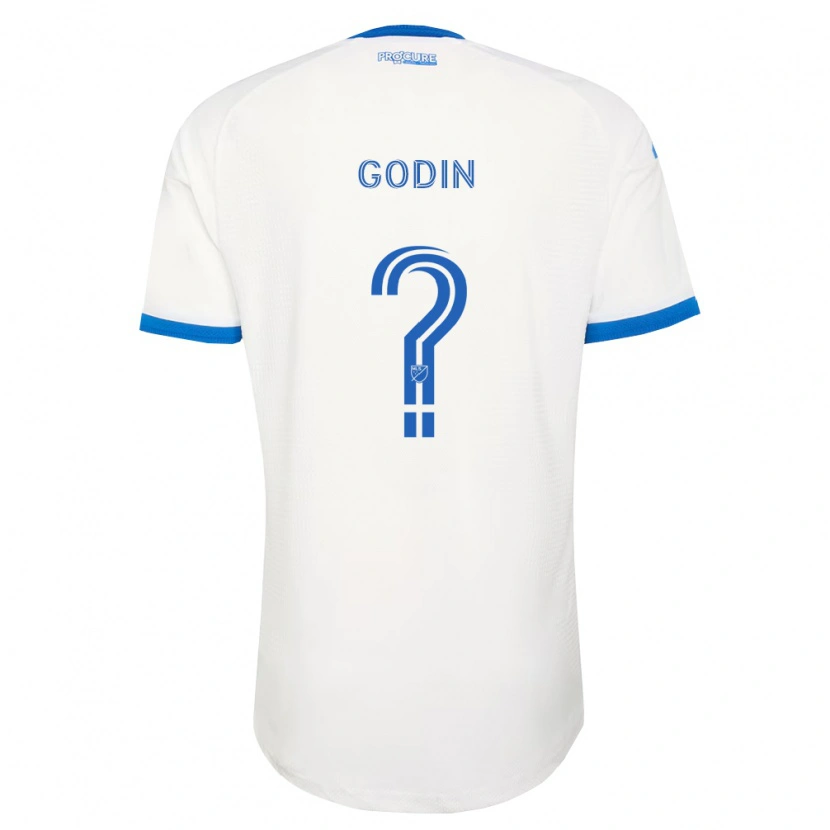 Danxen Mænd Étienne Godin #0 Himmelblå Hvid Udebane Spillertrøjer 2026/27 Trøje T-Shirt