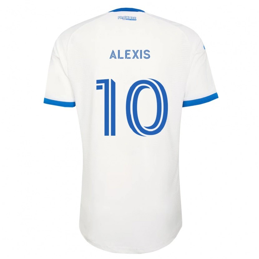 Danxen Mænd Alexis Sánchez #10 Himmelblå Hvid Udebane Spillertrøjer 2026/27 Trøje T-Shirt