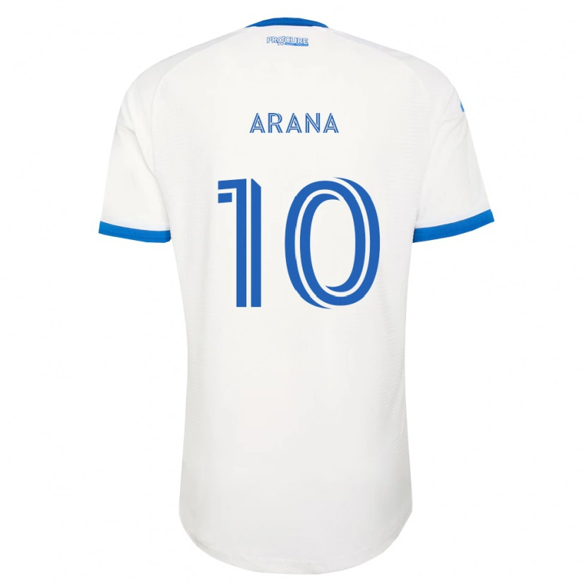 Danxen Mænd Patrick Arana #10 Himmelblå Hvid Udebane Spillertrøjer 2026/27 Trøje T-Shirt