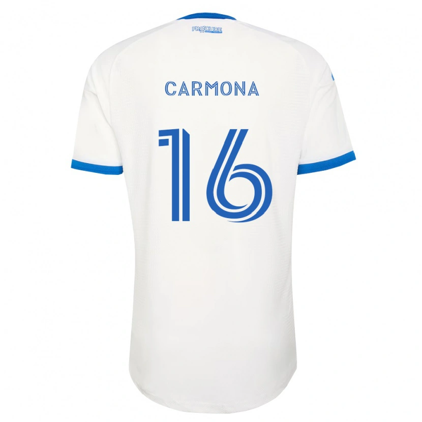 Danxen Mænd Wikelman Carmona #16 Himmelblå Hvid Udebane Spillertrøjer 2026/27 Trøje T-Shirt