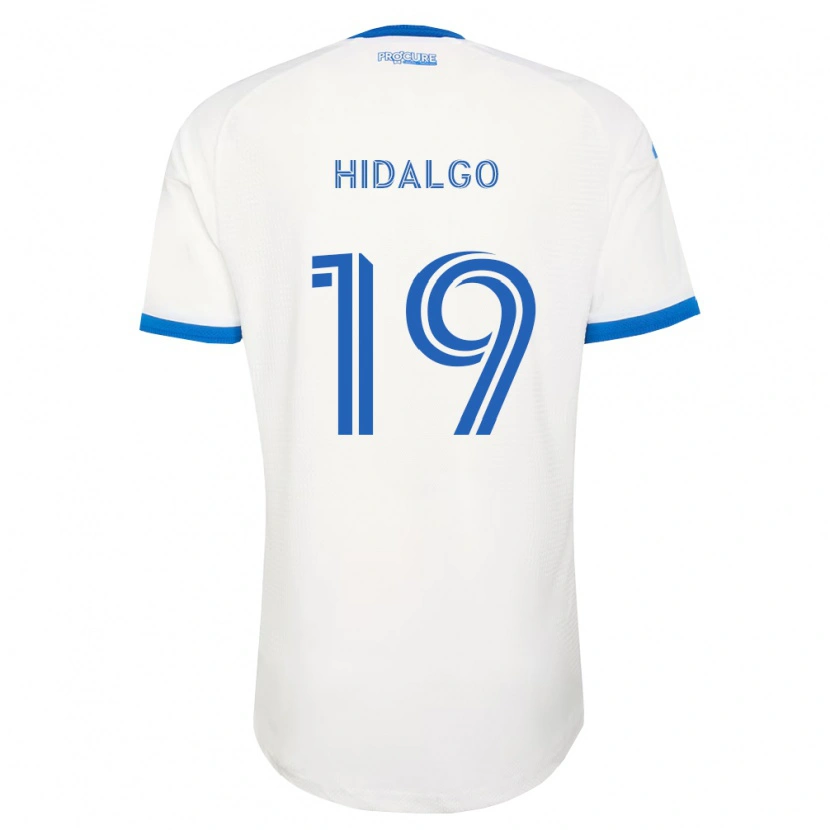 Danxen Mænd Bode Hidalgo #19 Himmelblå Hvid Udebane Spillertrøjer 2026/27 Trøje T-Shirt