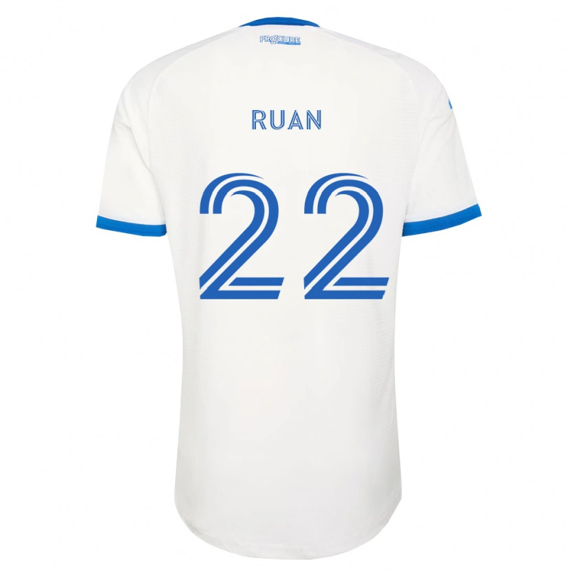 Danxen Mænd Ruan #22 Himmelblå Hvid Udebane Spillertrøjer 2026/27 Trøje T-Shirt