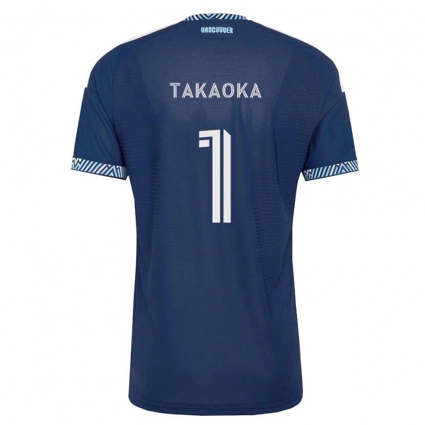 Danxen Mænd Yohei Takaoka #1 Dyb Blå Hvid Udebane Spillertrøjer 2026/27 Trøje T-Shirt