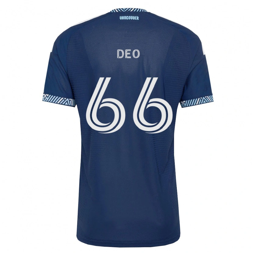 Danxen Mænd Sahil Deo #66 Dyb Blå Hvid Udebane Spillertrøjer 2026/27 Trøje T-Shirt