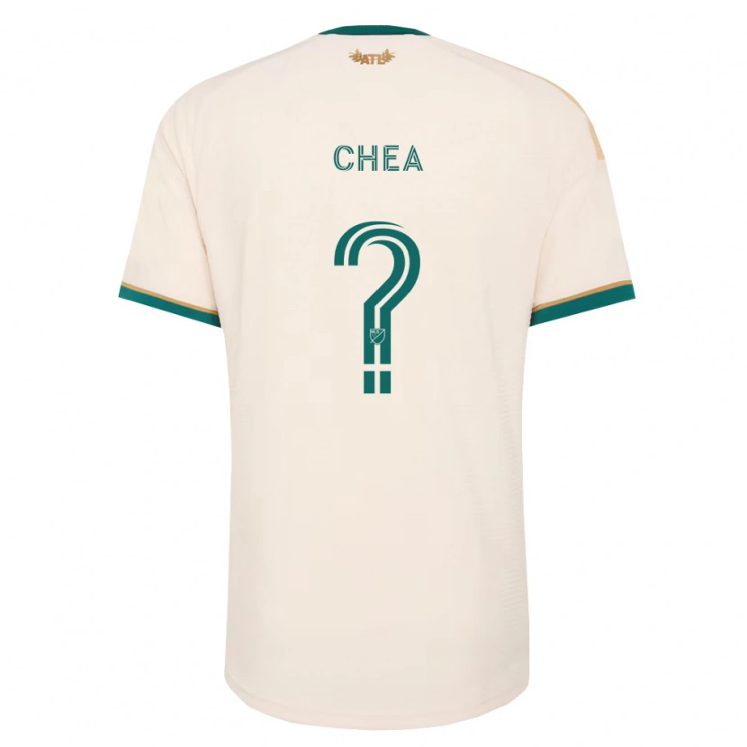 Danxen Mænd Williver Chea #0 Champagnegul Grøn Udebane Spillertrøjer 2026/27 Trøje T-Shirt