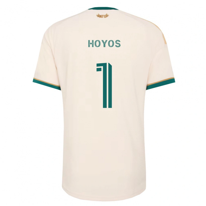 Danxen Mænd Lucas Hoyos #1 Champagnegul Grøn Udebane Spillertrøjer 2026/27 Trøje T-Shirt