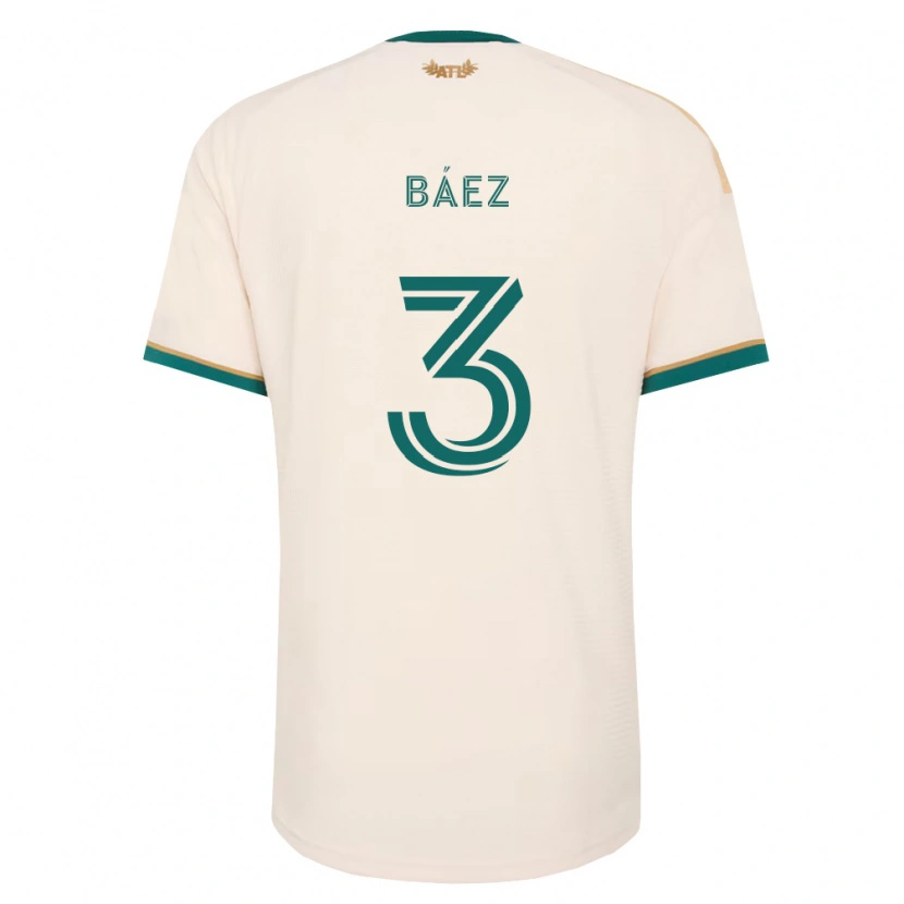 Danxen Mænd Elías Báez #3 Champagnegul Grøn Udebane Spillertrøjer 2026/27 Trøje T-Shirt