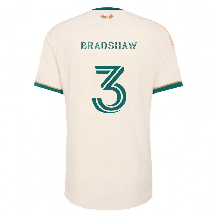 Danxen Mænd Jalani Bradshaw #3 Champagnegul Grøn Udebane Spillertrøjer 2026/27 Trøje T-Shirt