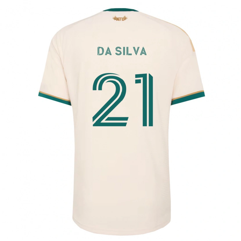 Danxen Mænd Lucas Da Silva #21 Champagnegul Grøn Udebane Spillertrøjer 2026/27 Trøje T-Shirt