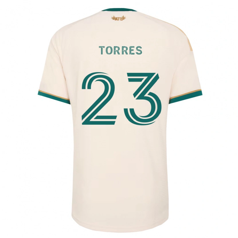 Danxen Mænd Adyn Torres #23 Champagnegul Grøn Udebane Spillertrøjer 2026/27 Trøje T-Shirt