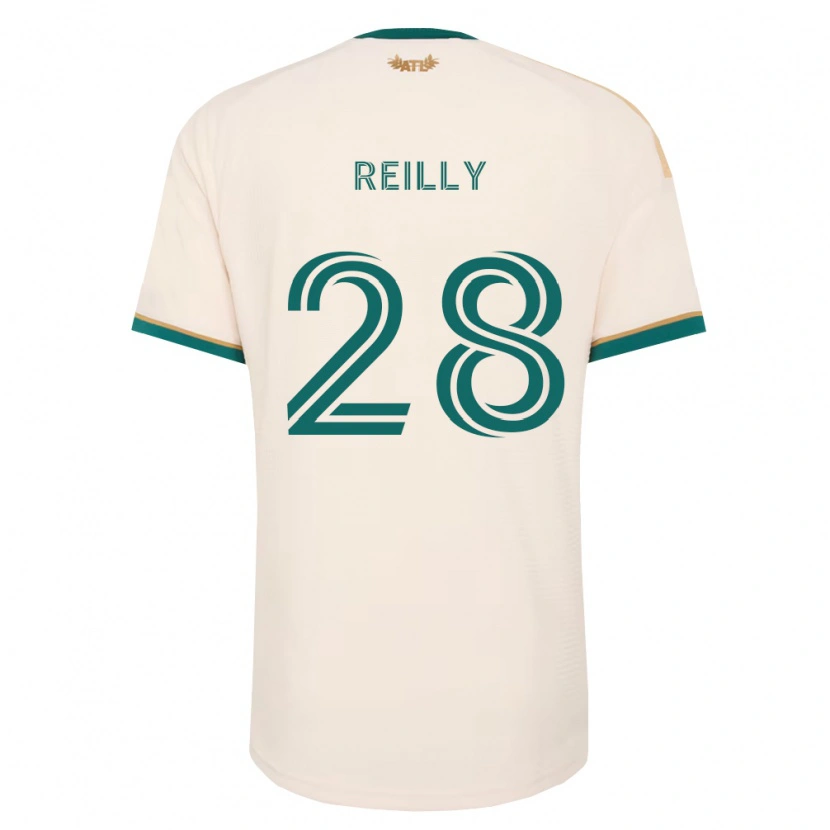 Danxen Mænd Will Reilly #28 Champagnegul Grøn Udebane Spillertrøjer 2026/27 Trøje T-Shirt