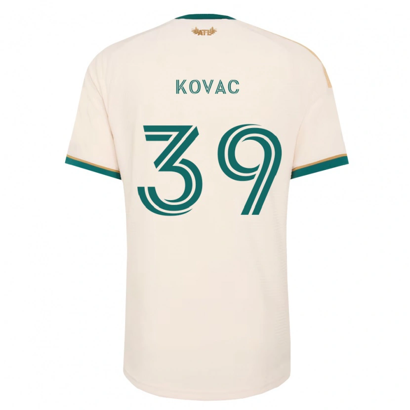 Danxen Mænd Arif Kovac #39 Champagnegul Grøn Udebane Spillertrøjer 2026/27 Trøje T-Shirt
