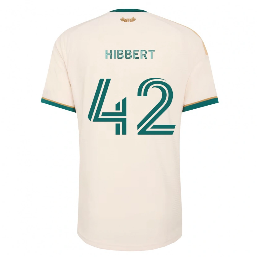 Danxen Mænd Jayden Hibbert #42 Champagnegul Grøn Udebane Spillertrøjer 2026/27 Trøje T-Shirt