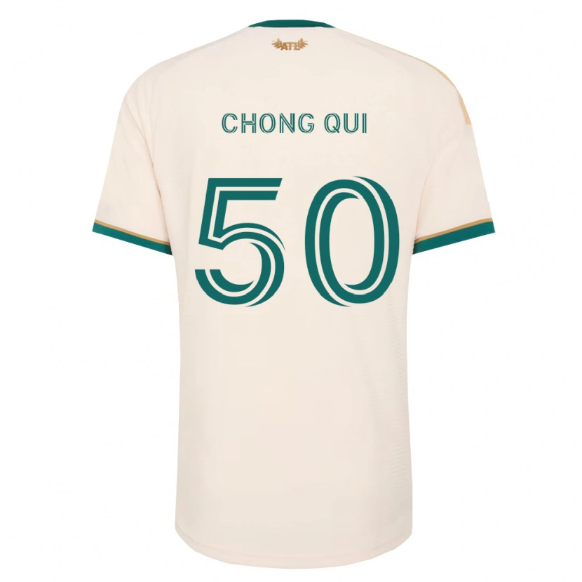 Danxen Mænd Dominik Chong Qui #50 Champagnegul Grøn Udebane Spillertrøjer 2026/27 Trøje T-Shirt