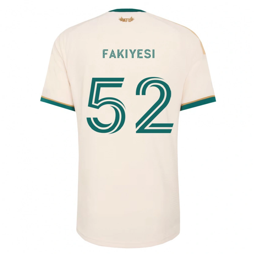 Danxen Mænd Seyi Fakiyesi #52 Champagnegul Grøn Udebane Spillertrøjer 2026/27 Trøje T-Shirt