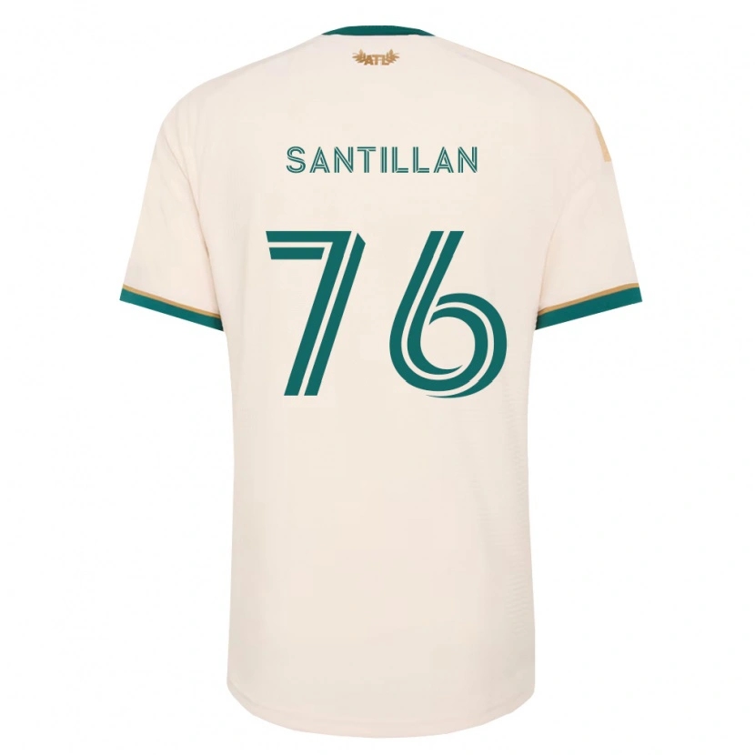 Danxen Mænd Noe Santillan #76 Champagnegul Grøn Udebane Spillertrøjer 2026/27 Trøje T-Shirt
