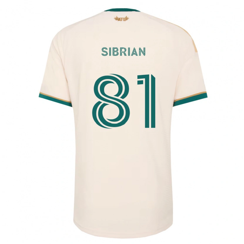 Danxen Mænd David Sibrian #81 Champagnegul Grøn Udebane Spillertrøjer 2026/27 Trøje T-Shirt