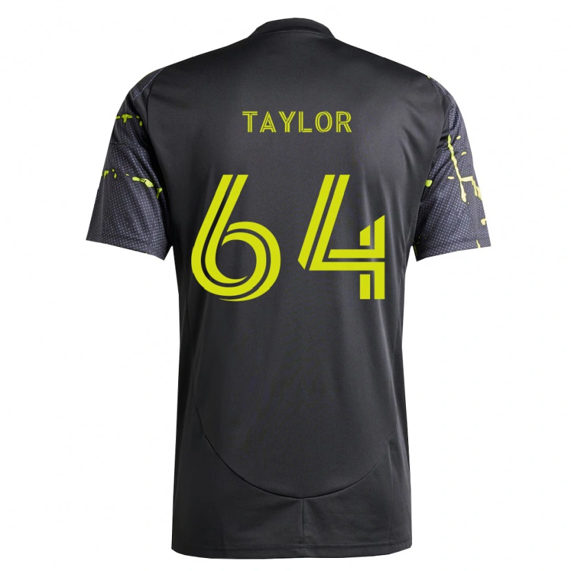 Danxen Mænd Oneal Taylor #64 Fluorescerende Gul Sort Udebane Spillertrøjer 2026/27 Trøje T-Shirt