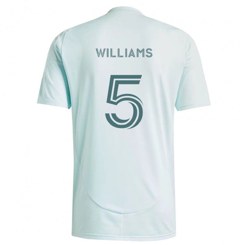 Danxen Mænd Loïc Williams #5 Hvid Lysegrøn Udebane Spillertrøjer 2026/27 Trøje T-Shirt