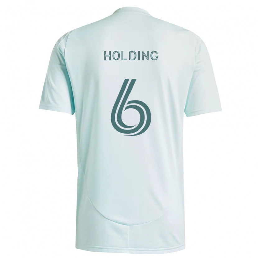 Danxen Mænd Rob Holding #6 Hvid Lysegrøn Udebane Spillertrøjer 2026/27 Trøje T-Shirt