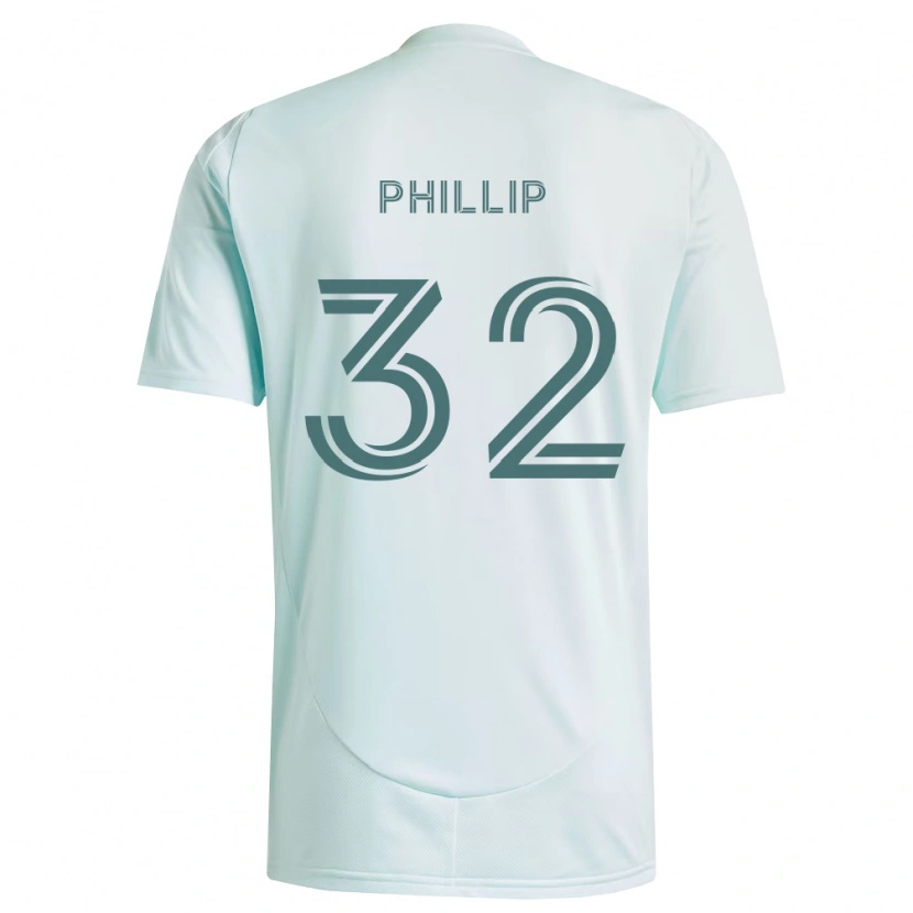 Danxen Mænd Donavan Phillip #32 Hvid Lysegrøn Udebane Spillertrøjer 2026/27 Trøje T-Shirt