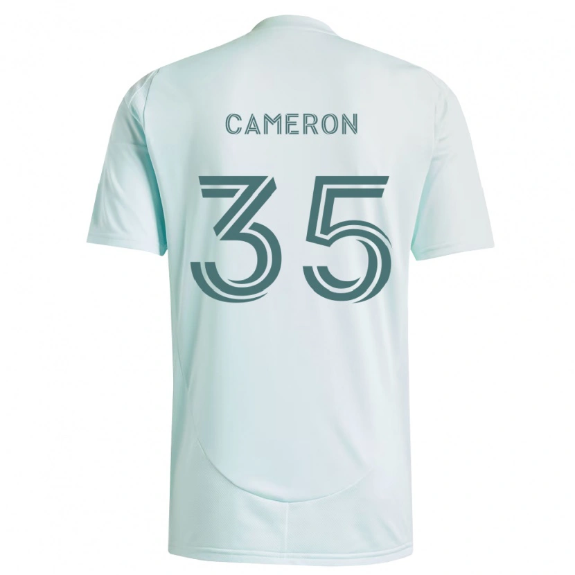 Danxen Mænd James Cameron #35 Hvid Lysegrøn Udebane Spillertrøjer 2026/27 Trøje T-Shirt