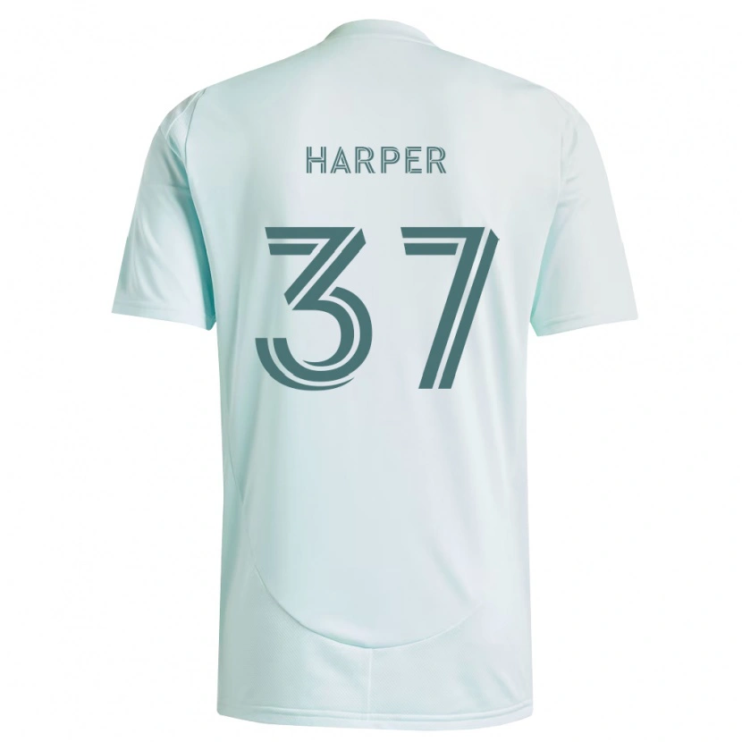 Danxen Mænd Charlie Harper #37 Hvid Lysegrøn Udebane Spillertrøjer 2026/27 Trøje T-Shirt