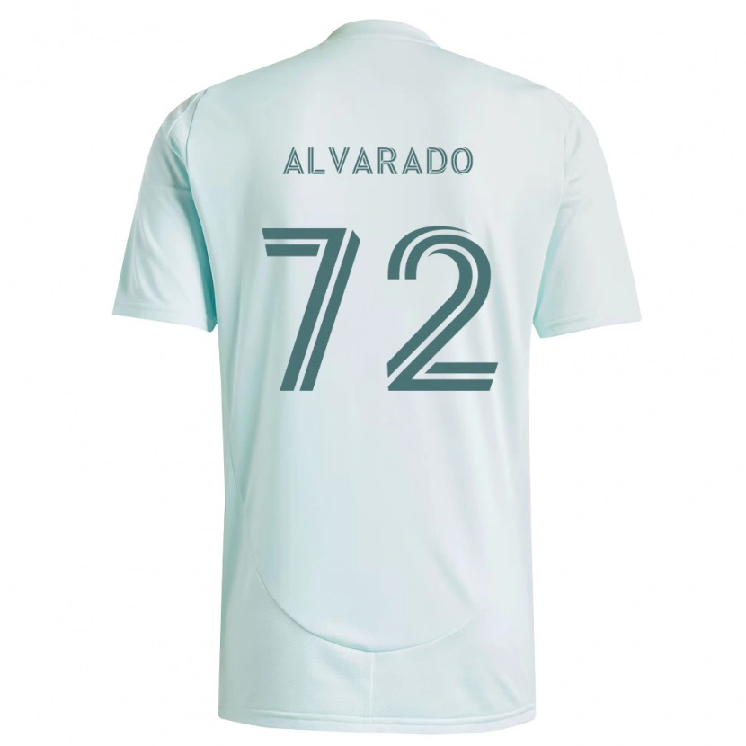 Danxen Mænd Miguel Alvarado #72 Hvid Lysegrøn Udebane Spillertrøjer 2026/27 Trøje T-Shirt