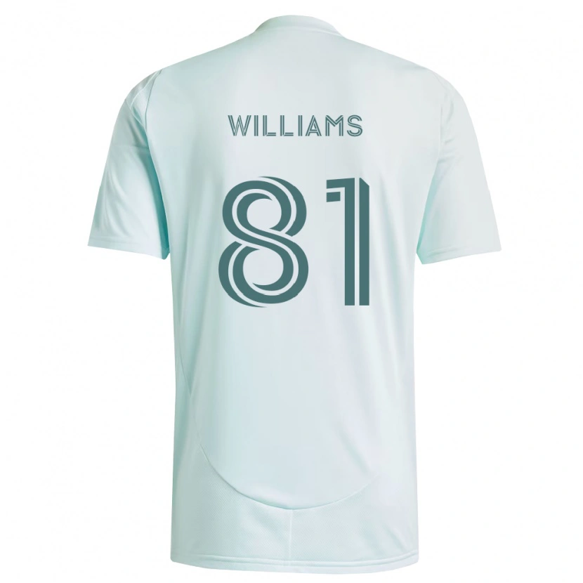 Danxen Mænd Dash Williams #81 Hvid Lysegrøn Udebane Spillertrøjer 2026/27 Trøje T-Shirt