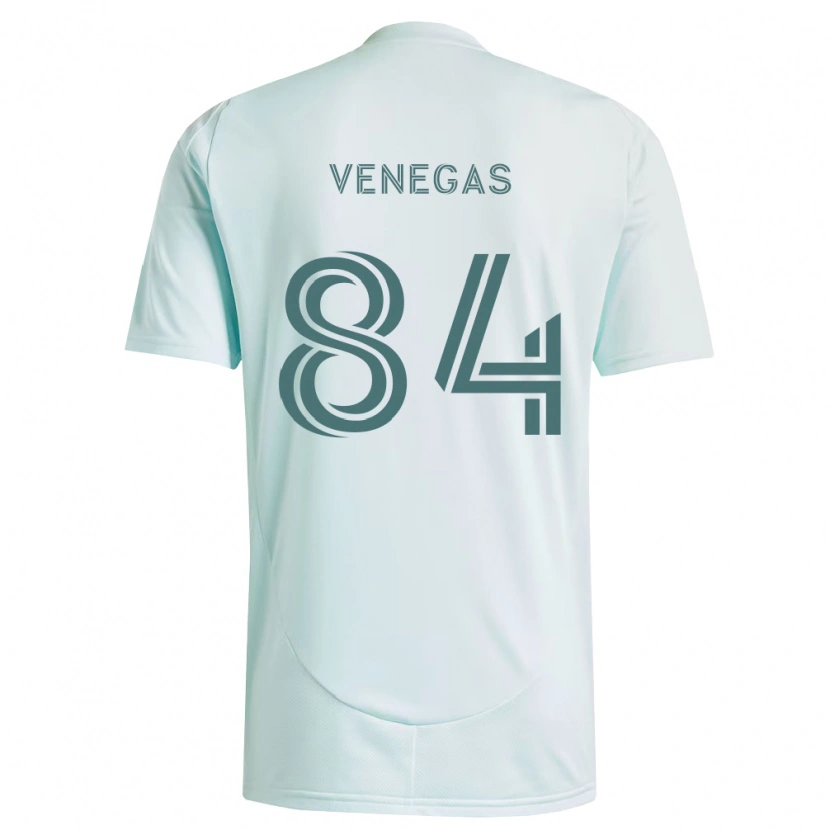 Danxen Mænd Pedro Venegas #84 Hvid Lysegrøn Udebane Spillertrøjer 2026/27 Trøje T-Shirt