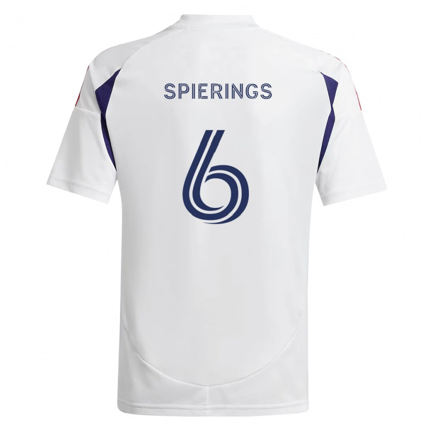 Danxen Mænd Stijn Spierings #6 Kongelig Blå Rød Brun Udebane Spillertrøjer 2026/27 Trøje T-Shirt