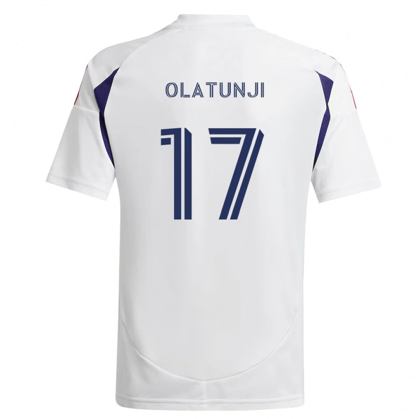 Danxen Mænd Victor Olatunji #17 Kongelig Blå Rød Brun Udebane Spillertrøjer 2026/27 Trøje T-Shirt