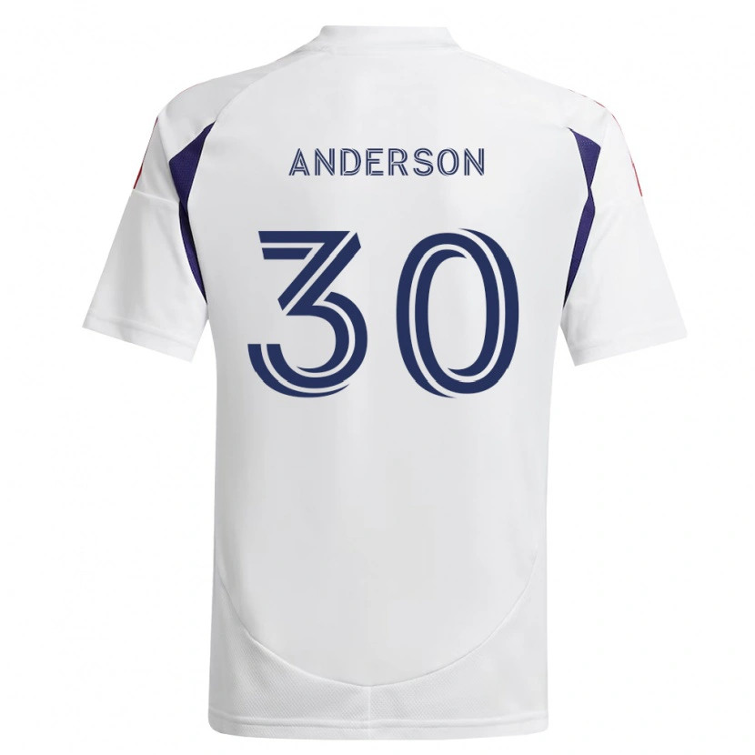 Danxen Mænd Owen Anderson #30 Kongelig Blå Rød Brun Udebane Spillertrøjer 2026/27 Trøje T-Shirt