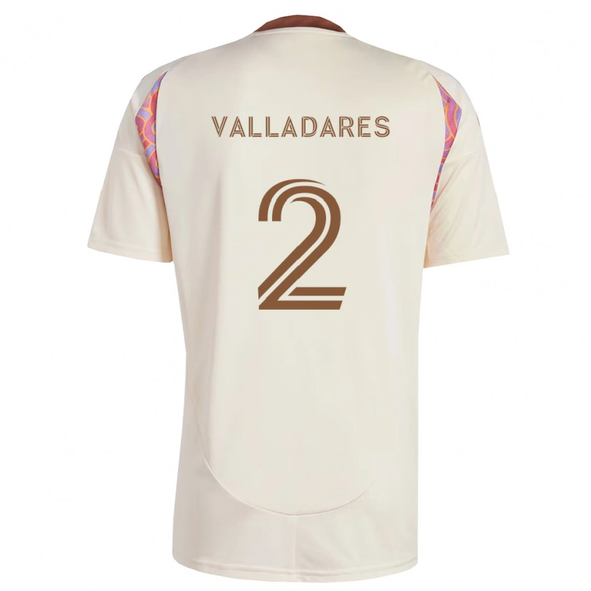 Danxen Mænd Edenilson Valladares #2 Råhvid Pink Udebane Spillertrøjer 2026/27 Trøje T-Shirt
