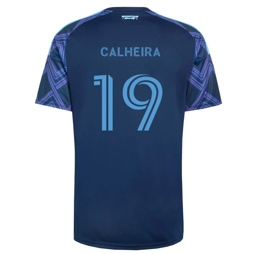 Danxen Mænd Taylor Calheira #19 Kongelig Blå Lilla Udebane Spillertrøjer 2026/27 Trøje T-Shirt