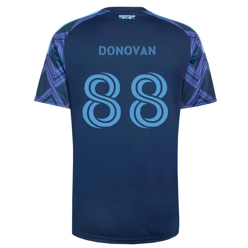 Danxen Mænd Shane Donovan #88 Kongelig Blå Lilla Udebane Spillertrøjer 2026/27 Trøje T-Shirt