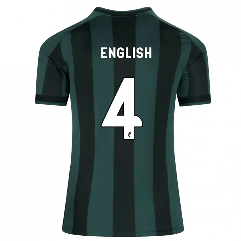 Danxen Mænd Isaac English #4 Mørk Skifergrå Sort Udebane Spillertrøjer 2026/27 Trøje T-Shirt