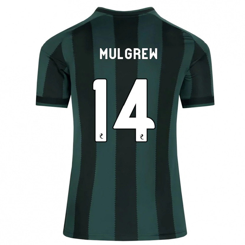 Danxen Mænd Joshua Mulgrew #14 Mørk Skifergrå Sort Udebane Spillertrøjer 2026/27 Trøje T-Shirt