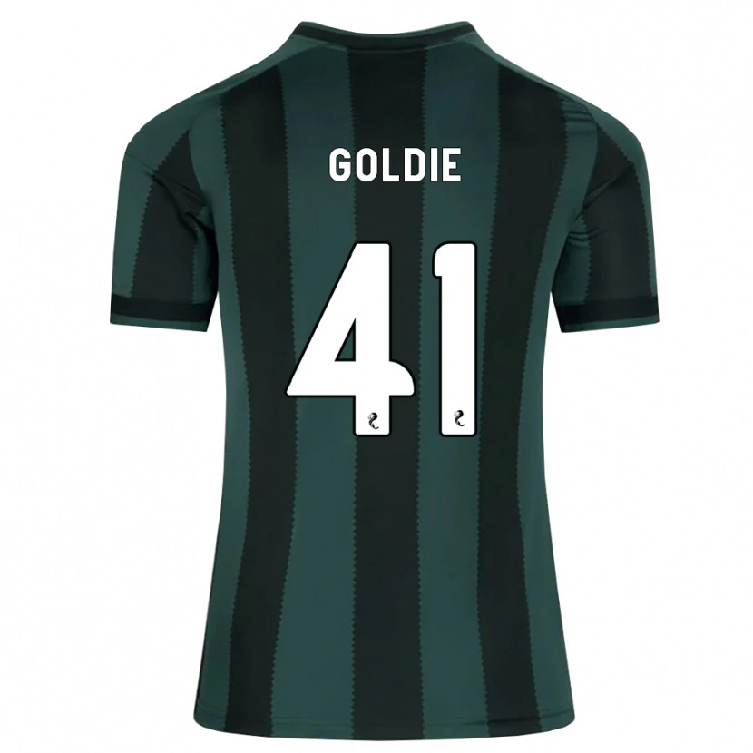 Danxen Mænd Clare Goldie #41 Mørk Skifergrå Sort Udebane Spillertrøjer 2026/27 Trøje T-Shirt