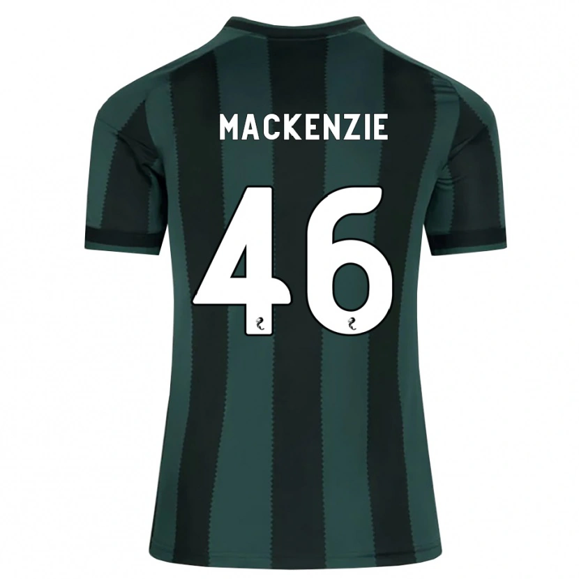 Danxen Mænd Magnus Mackenzie #46 Mørk Skifergrå Sort Udebane Spillertrøjer 2026/27 Trøje T-Shirt
