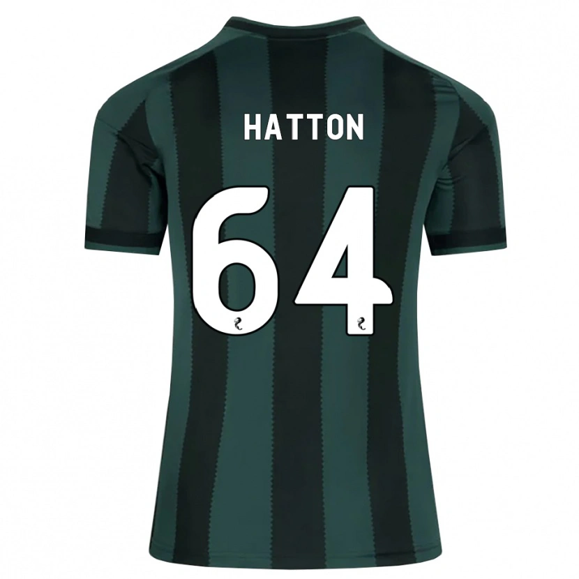 Danxen Mænd Thomas Hatton #64 Mørk Skifergrå Sort Udebane Spillertrøjer 2026/27 Trøje T-Shirt